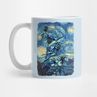 The Beauty of a sparrow Van Gogh Style Mug